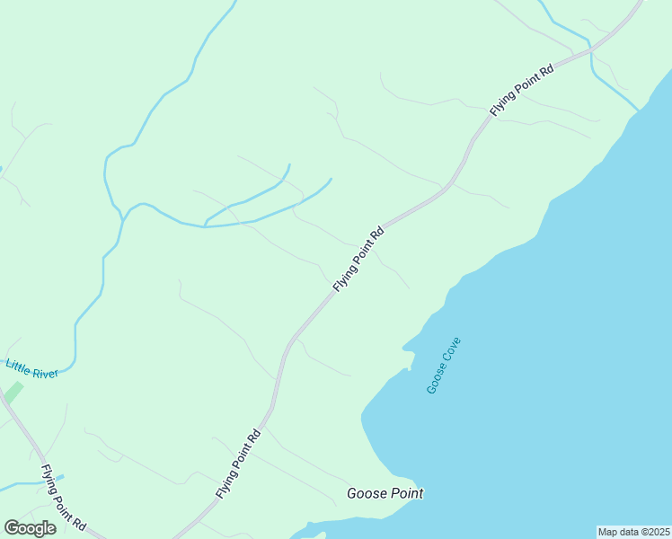 map of restaurants, bars, coffee shops, grocery stores, and more near 185 Flying Point Road in Freeport