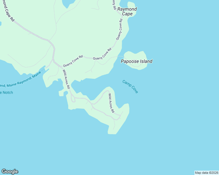 map of restaurants, bars, coffee shops, grocery stores, and more near 129 Wild Acres Road in Raymond