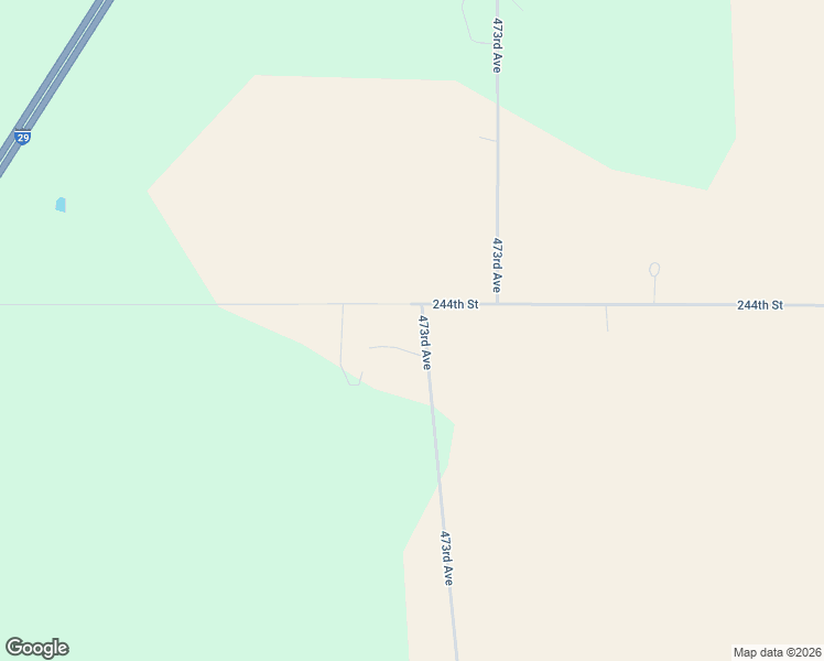 map of restaurants, bars, coffee shops, grocery stores, and more near 24411 473rd Avenue in Dell Rapids