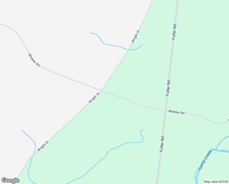 map of restaurants, bars, coffee shops, grocery stores, and more near 19087 Minkler Road in Adams Center