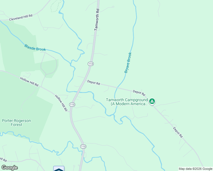map of restaurants, bars, coffee shops, grocery stores, and more near 64 Depot Road in Tamworth