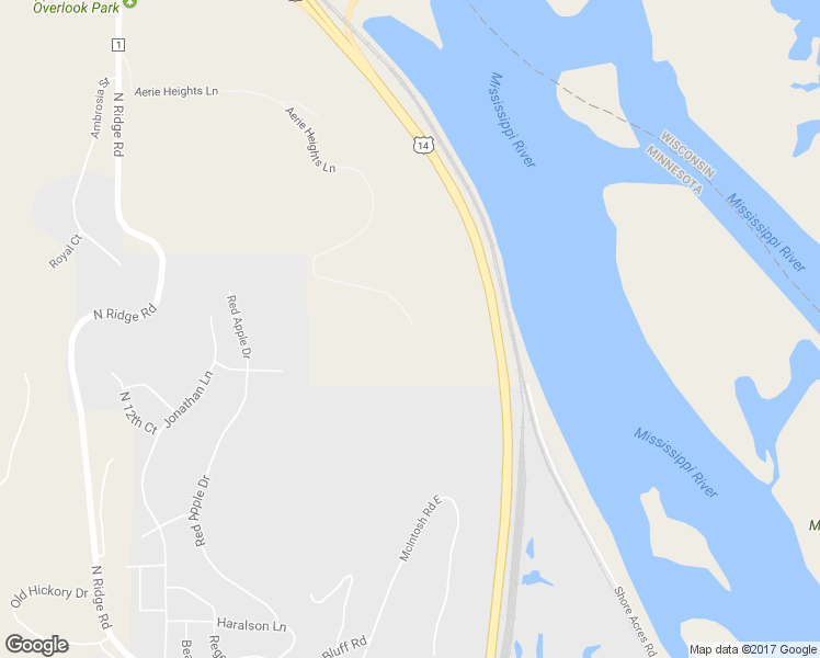 map of restaurants, bars, coffee shops, grocery stores, and more near 33966 Aerie Heights Lane in La Crescent