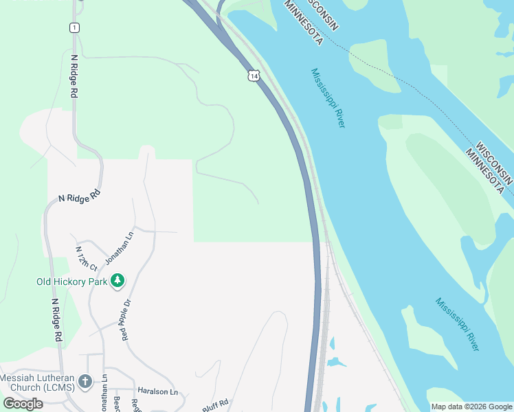 map of restaurants, bars, coffee shops, grocery stores, and more near 33966 Aerie Heights Lane in La Crescent