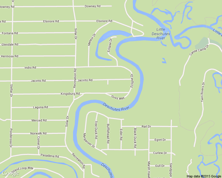 map of restaurants, bars, coffee shops, grocery stores, and more near 17306 Kingsburg Road in Bend