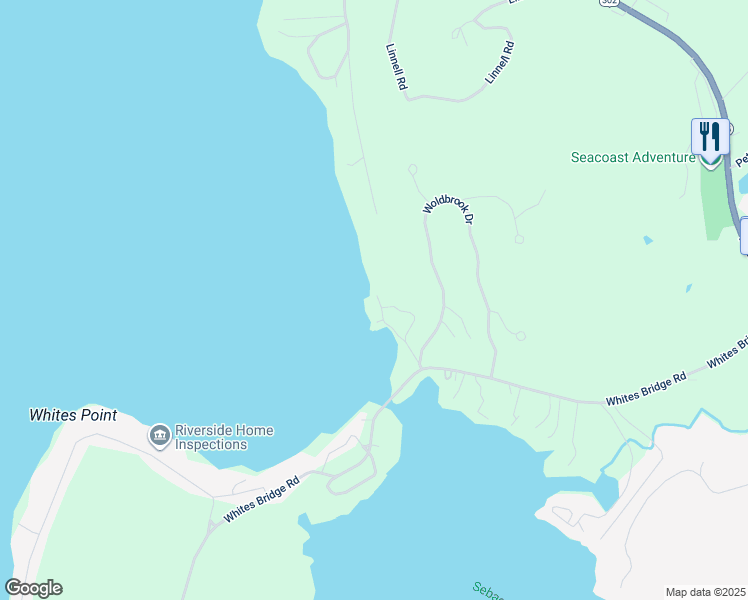 map of restaurants, bars, coffee shops, grocery stores, and more near 34 Kennard Road in Windham