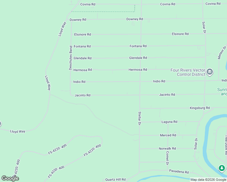 map of restaurants, bars, coffee shops, grocery stores, and more near 16948 Jacinto Road in Bend