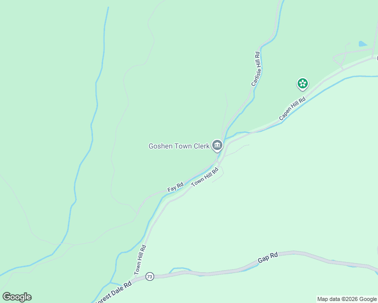 map of restaurants, bars, coffee shops, grocery stores, and more near 113 Fay Road in Goshen