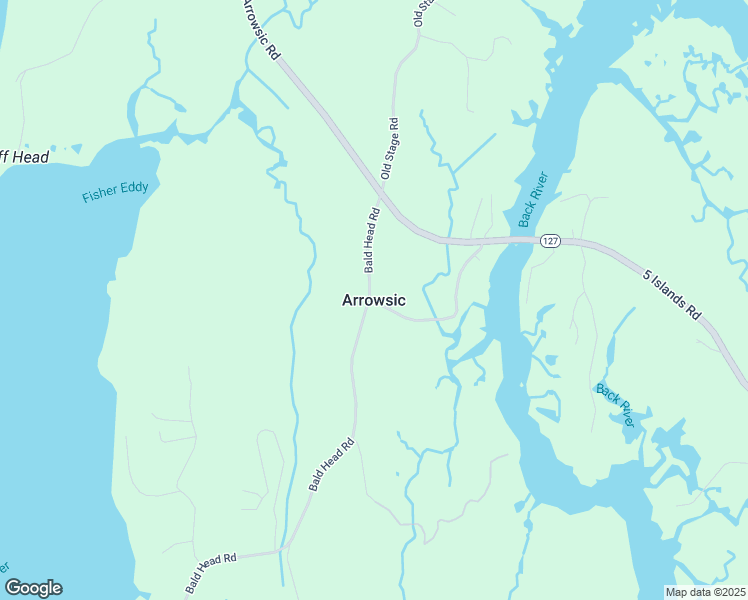 map of restaurants, bars, coffee shops, grocery stores, and more near in Arrowsic