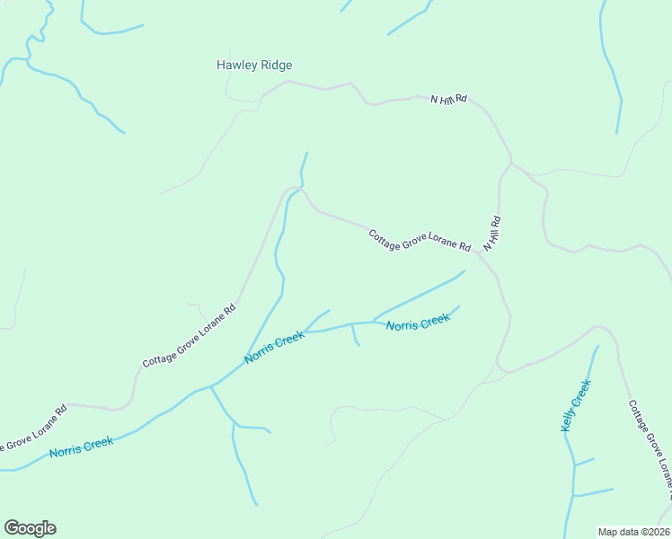 map of restaurants, bars, coffee shops, grocery stores, and more near Cottage Grove Lorane Road in Cottage Grove