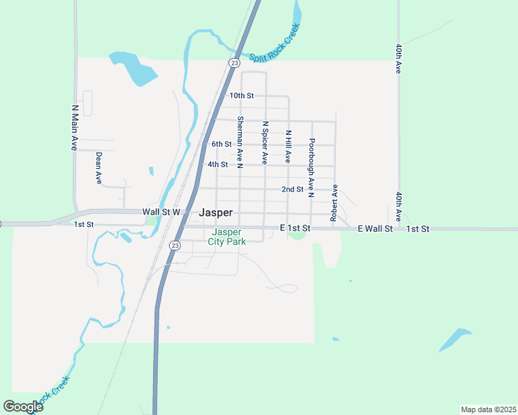 map of restaurants, bars, coffee shops, grocery stores, and more near 120 East Wall Street in Jasper