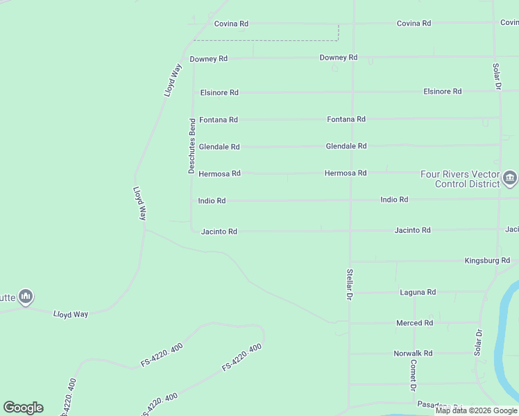map of restaurants, bars, coffee shops, grocery stores, and more near 16924 Jacinto Road in Bend