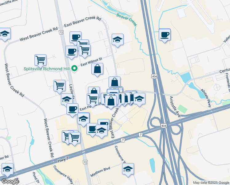 135 East Beaver Creek Road Richmond Hill On Walk Score Map Of Restaurants Bars Coffee S Grocery Ore Near 135