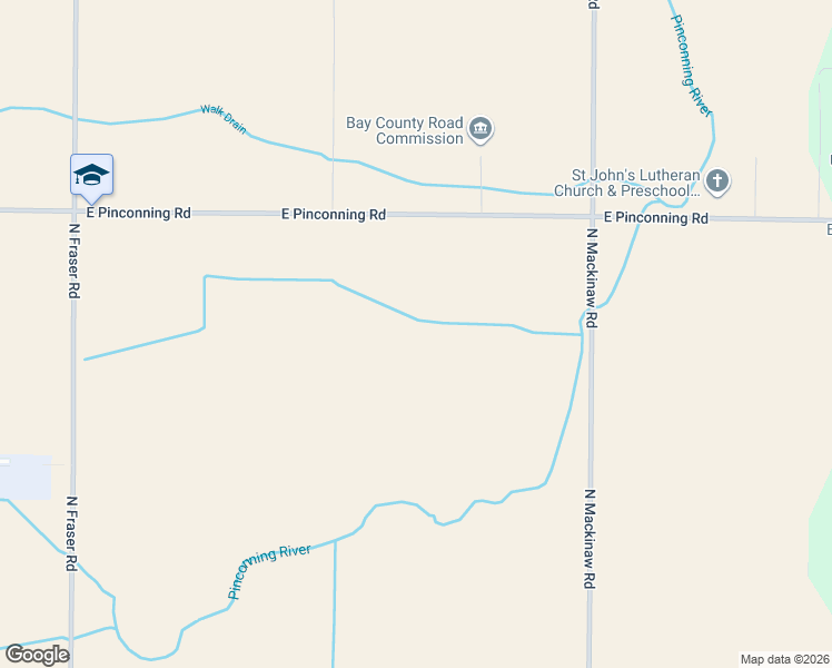 map of restaurants, bars, coffee shops, grocery stores, and more near in Pinconning