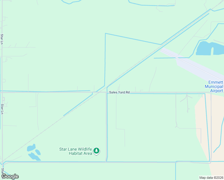 map of restaurants, bars, coffee shops, grocery stores, and more near 2550 West Sales Yard Road in Emmett