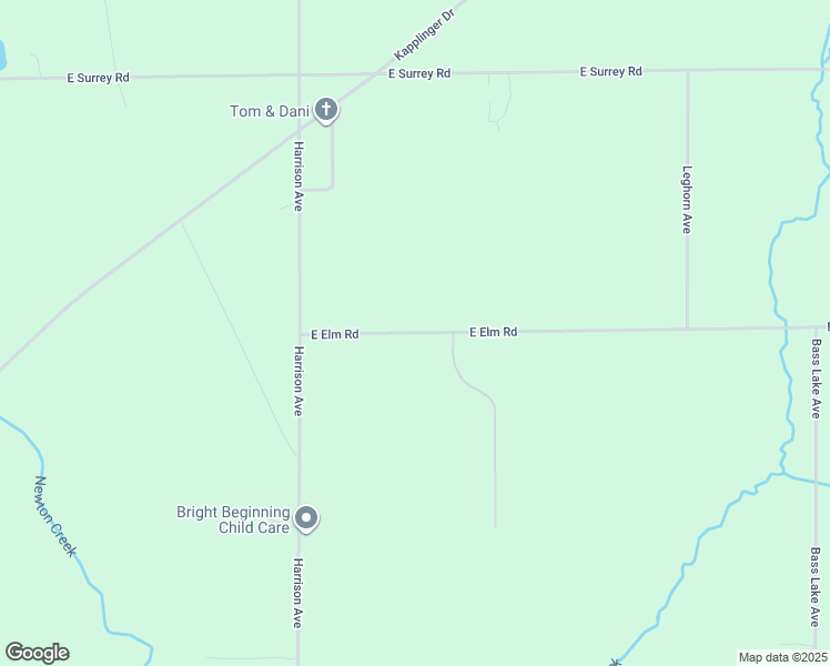 map of restaurants, bars, coffee shops, grocery stores, and more near 1475 East Elm Road in Farwell