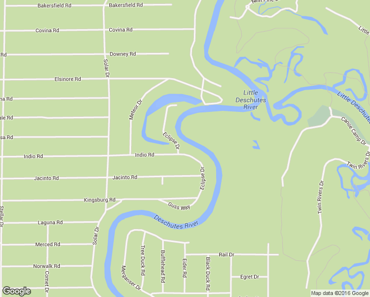 map of restaurants, bars, coffee shops, grocery stores, and more near 56470 Eclipse Drive in Bend