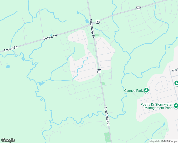 map of restaurants, bars, coffee shops, grocery stores, and more near 160 Wainfleet Crescent in Vaughan