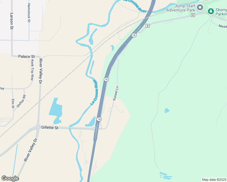map of restaurants, bars, coffee shops, grocery stores, and more near 1939 Sunset Lane in La Crosse