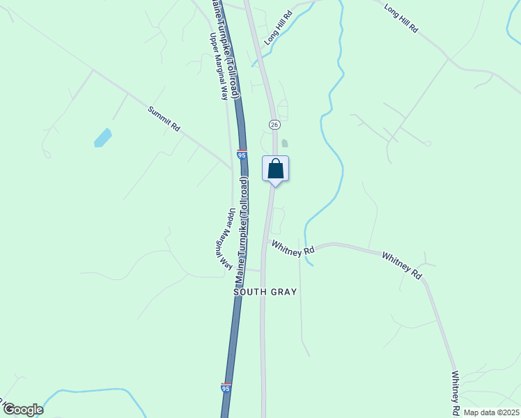 map of restaurants, bars, coffee shops, grocery stores, and more near 222 Portland Road in Gray