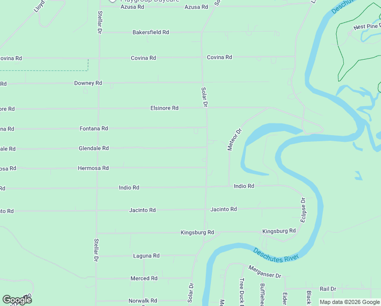 map of restaurants, bars, coffee shops, grocery stores, and more near 17177 Glendale Road in Bend