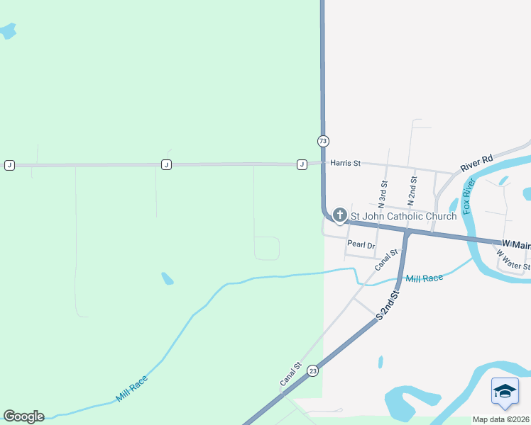 map of restaurants, bars, coffee shops, grocery stores, and more near N6140 Pleasant Drive in Princeton