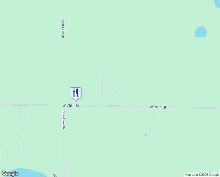 map of restaurants, bars, coffee shops, grocery stores, and more near 9313 South Lazy Lane in Baldwin