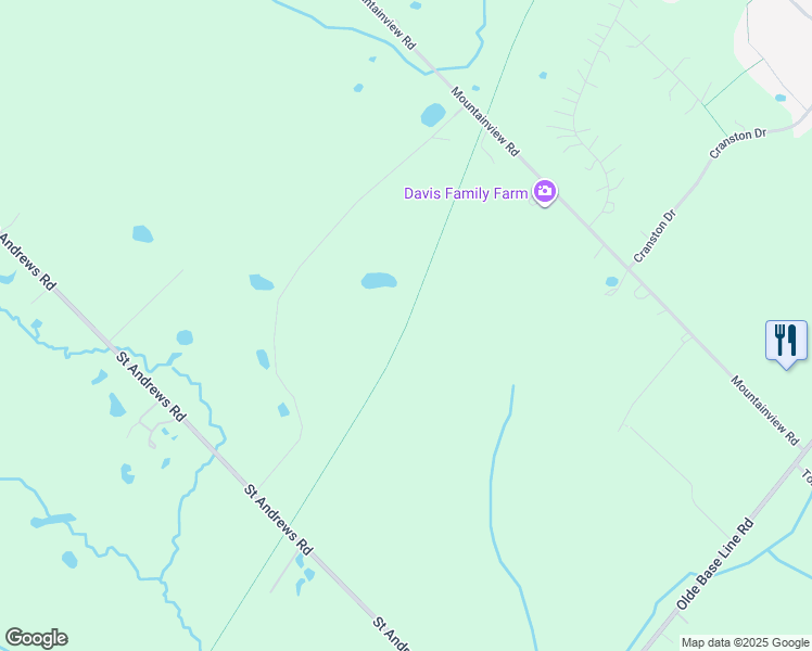 map of restaurants, bars, coffee shops, grocery stores, and more near Caledon Trailway Path in Caledon