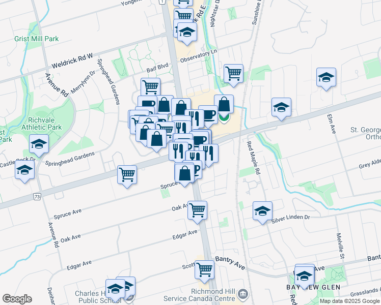 Yonge St & 16th Ave, Richmond Hill ON Walk Score