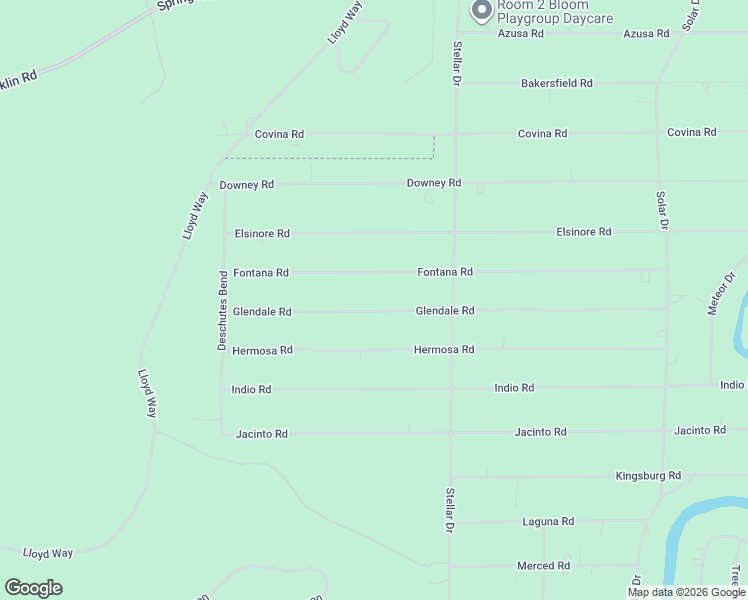 map of restaurants, bars, coffee shops, grocery stores, and more near 16945 Glendale Road in Bend