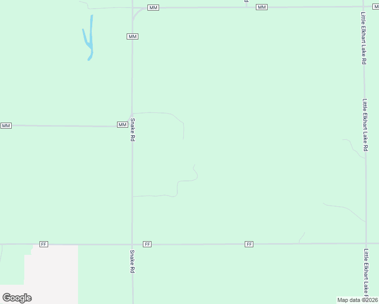 map of restaurants, bars, coffee shops, grocery stores, and more near W5965 Brady Lane in Elkhart Lake