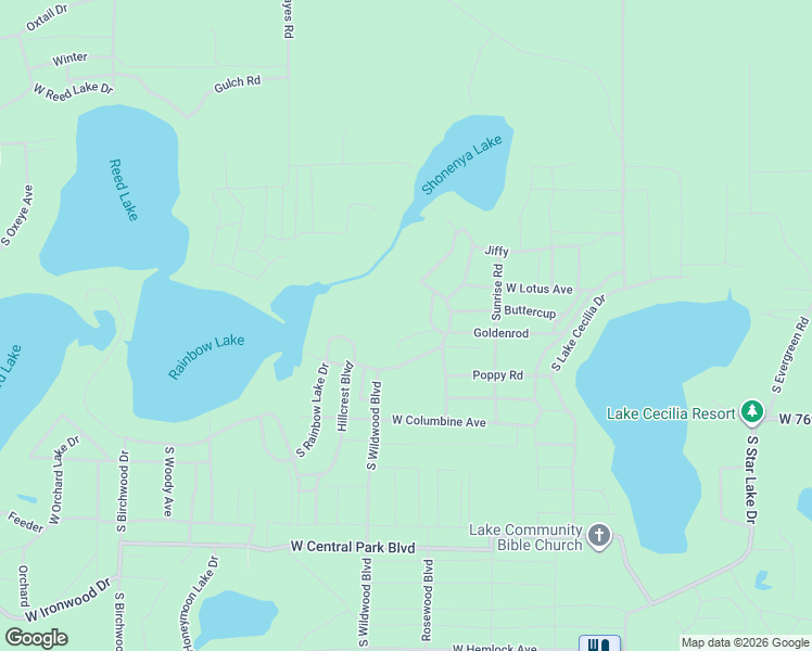 map of restaurants, bars, coffee shops, grocery stores, and more near 8396 West Gardner Drive in Baldwin