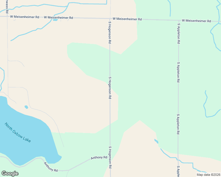map of restaurants, bars, coffee shops, grocery stores, and more near 5622 South Hogenson Road in Scottville