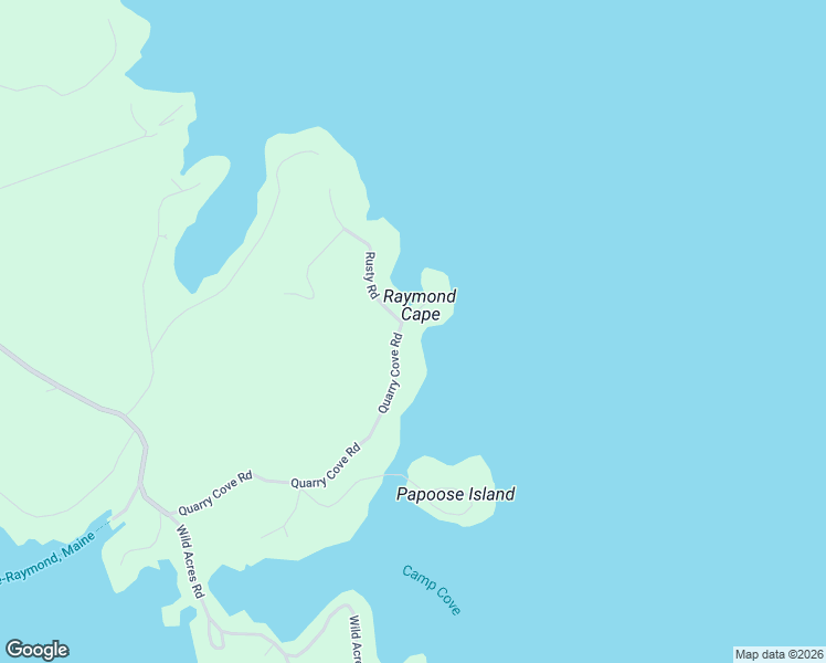 map of restaurants, bars, coffee shops, grocery stores, and more near 65 Quarry Cove Road in Raymond