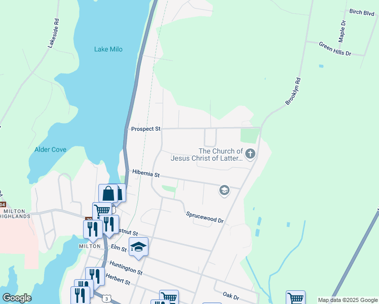 map of restaurants, bars, coffee shops, grocery stores, and more near 22 Herrington Avenue in Yarmouth