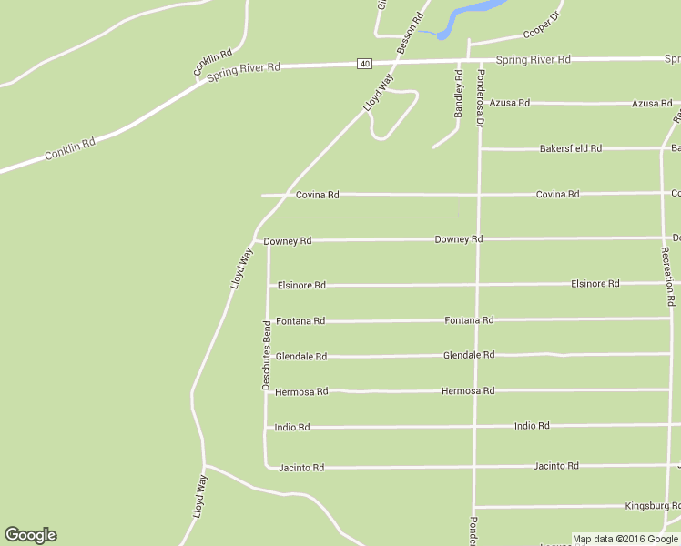 map of restaurants, bars, coffee shops, grocery stores, and more near 16888 Elsinore Road in Bend