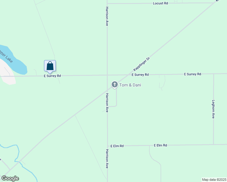map of restaurants, bars, coffee shops, grocery stores, and more near 9331 Harrison Avenue in Farwell