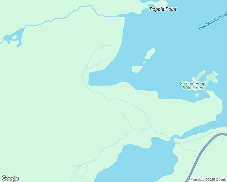 map of restaurants, bars, coffee shops, grocery stores, and more near Unnamed Road in Blue Mountain Lake