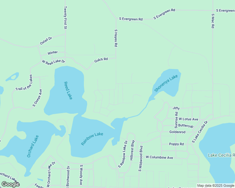 map of restaurants, bars, coffee shops, grocery stores, and more near 8663 West Deer Run in Baldwin