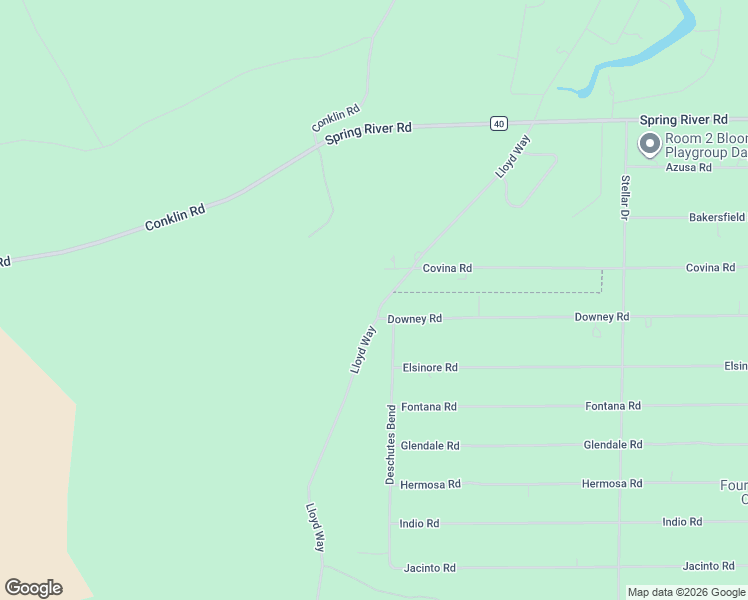 map of restaurants, bars, coffee shops, grocery stores, and more near 56665 Lloyd Way in Bend