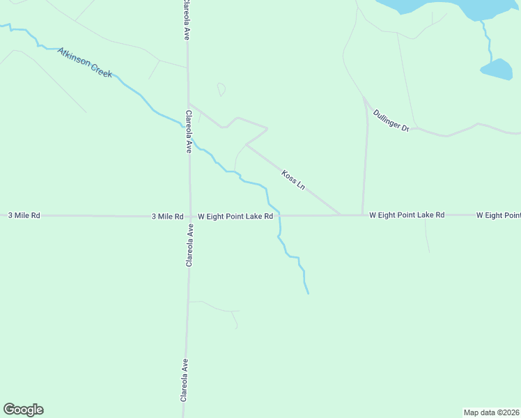 map of restaurants, bars, coffee shops, grocery stores, and more near 11922 West Eight Point Lake Road in Lake