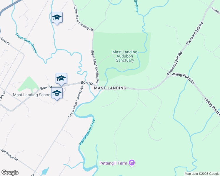 map of restaurants, bars, coffee shops, grocery stores, and more near 1 Oak Woods Lane in Freeport