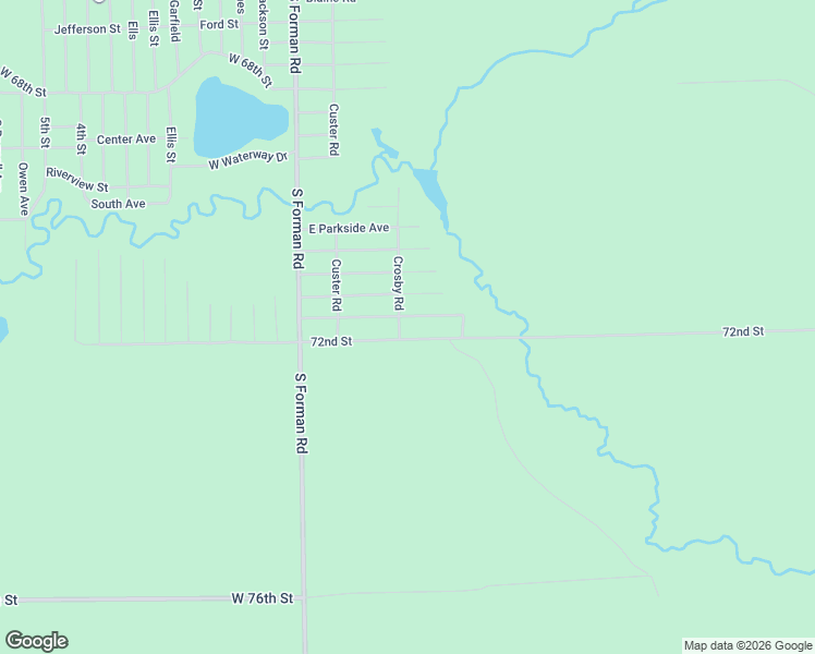 map of restaurants, bars, coffee shops, grocery stores, and more near 8927 Crosby in Idlewild