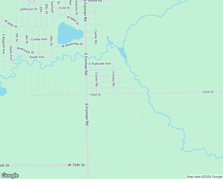 map of restaurants, bars, coffee shops, grocery stores, and more near 8927 Crosby in Idlewild