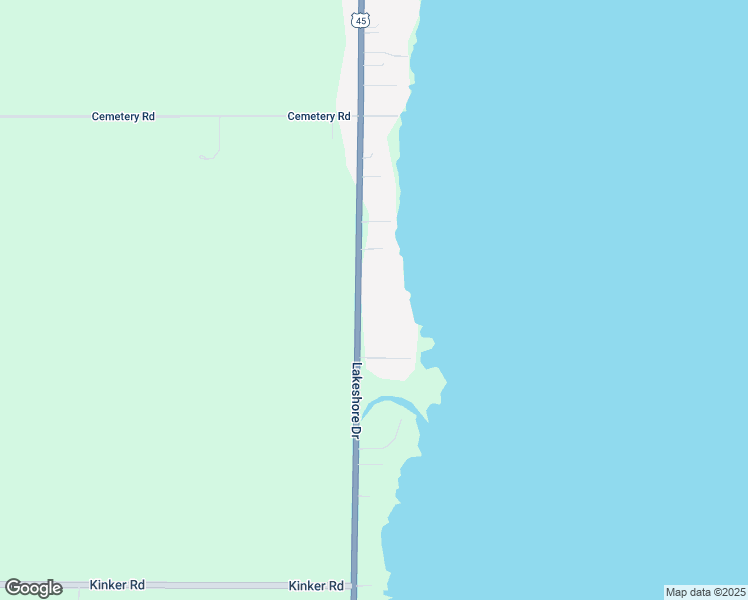map of restaurants, bars, coffee shops, grocery stores, and more near N8749 Lakeshore Drive in Fond du Lac