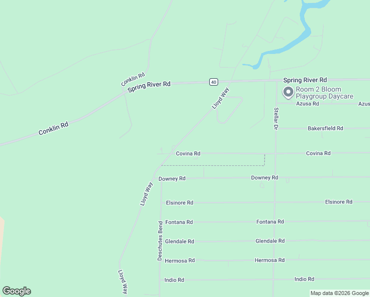 map of restaurants, bars, coffee shops, grocery stores, and more near 16864 Covina Road in Bend