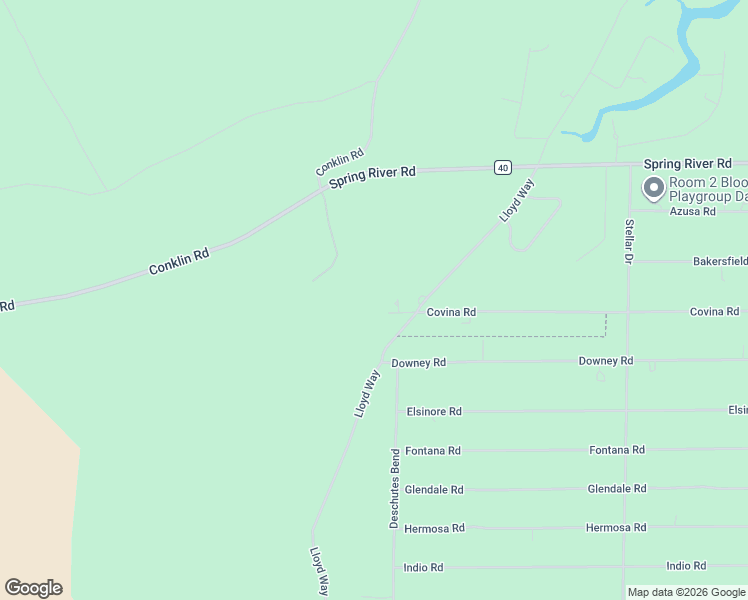 map of restaurants, bars, coffee shops, grocery stores, and more near 16804 Covina Road in Bend