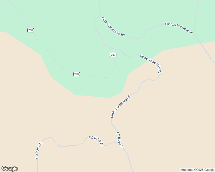 map of restaurants, bars, coffee shops, grocery stores, and more near Custer Limestone Road in Newcastle