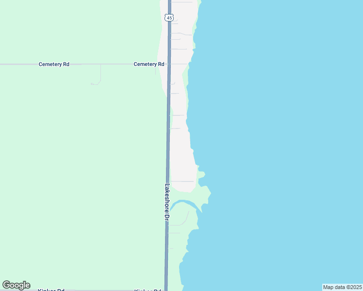 map of restaurants, bars, coffee shops, grocery stores, and more near N8749 Lakeshore Drive in Fond du Lac