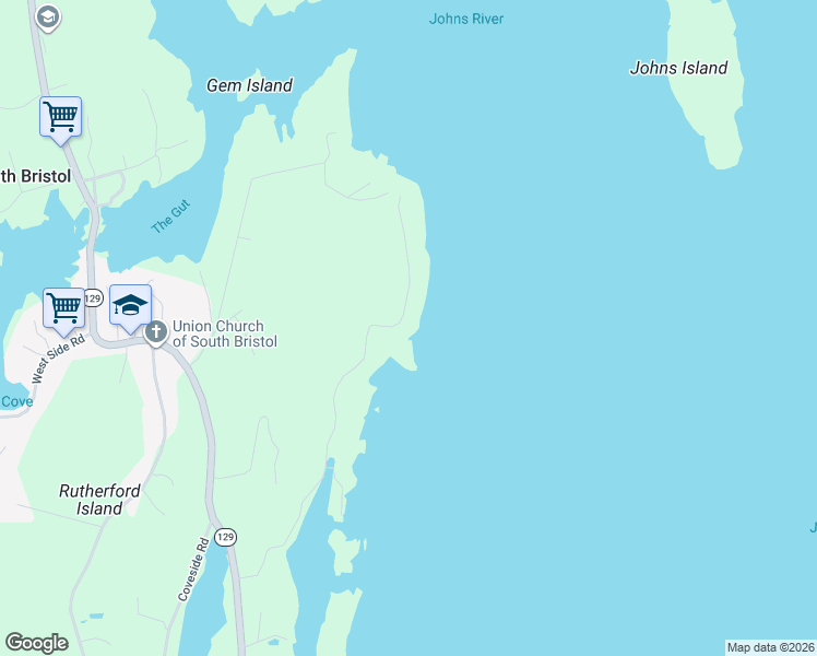 map of restaurants, bars, coffee shops, grocery stores, and more near 143 Miles Road in South Bristol