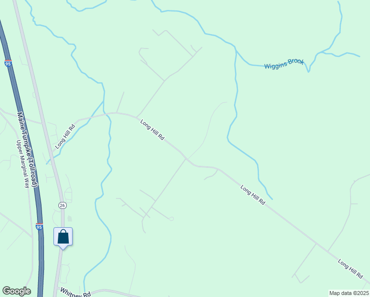 map of restaurants, bars, coffee shops, grocery stores, and more near 1 Doughty Farm Road in Gray
